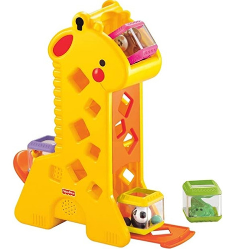 Brinquedo Girafa C/ Blocos Animais Sons Bebê Infantil Baby