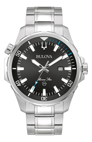 Bulova Reloj De Acero Inoxidable Bulova Marine Star 'serie B