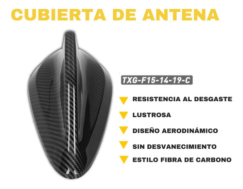 Gdb Compatible Cubierta Antena Aleta Tiburón Para Bmw Tipo