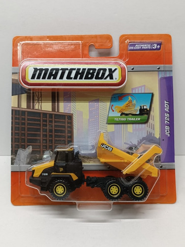 Matchbox Working Rigs Camion Volteo Construccion Jcb 1:64