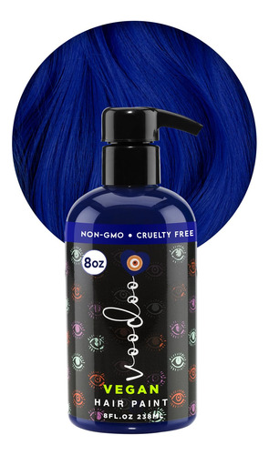 Voodoo - Pintura Azul Para El Cabello (serenity) De 8 Onzas,