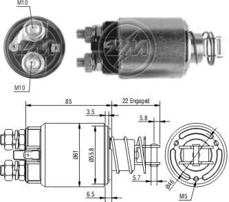 Solenoide O Automatico Fiat Ducato Diesel Zm 655