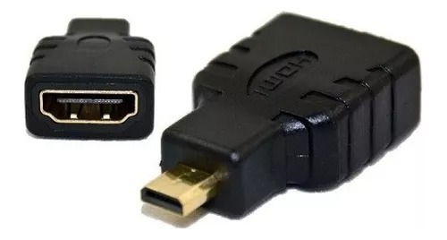 Adaptador Hdmi Hembra A Micro Hdmi Macho 4k Ful Hd Notebook