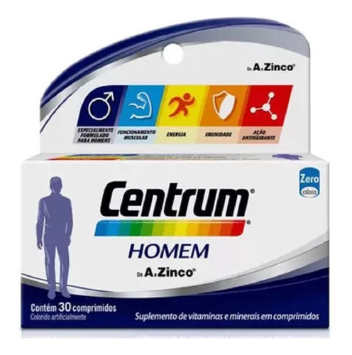 Centrum Homem C/ 30 Comprimidos