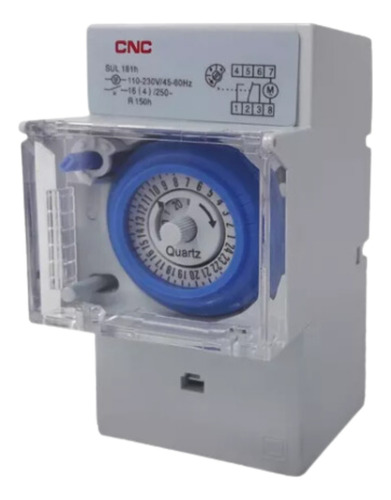 Timer Interruptor Analogico 16a 220v Con Reserva 150 Hrs-cnc
