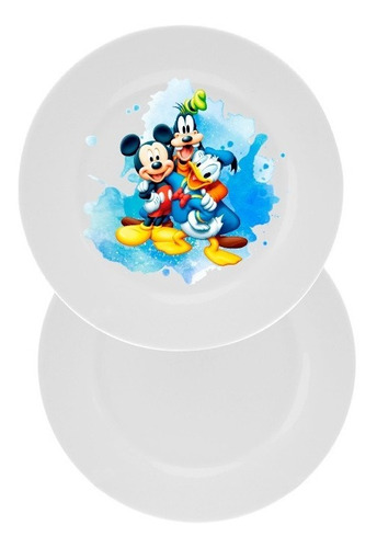 Imagen 2 de 7 de Plato Plastico Centro Sublimable Sublimar X6