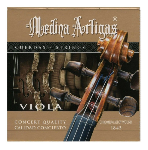 Encordado Para Viola Medina Artigas 1845 Calidad Concierto