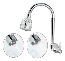Comprar torneira cozinha parede flexivel Torneira para Cozinha Articulável Arejador Monocomando bica movel economica gourmet alta qualidade resistente articulada 2 jatos Via Flix Cromada 1u002F4 de volta HidraMax