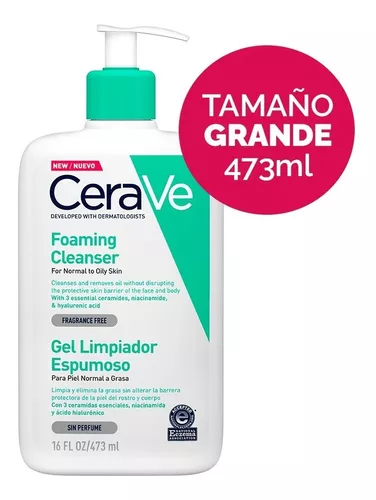 Gel Limpiador Espumoso Piel Normal A Grasa 473 Ml Unidad