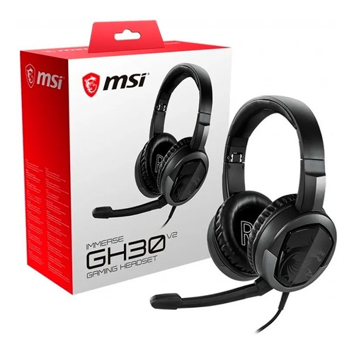 Auricular Gamer Msi Immerse Gh30 Gaming Headset Pc Microfono