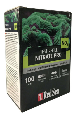 Teste Red Sea Rcp Nitrato No³ Pro - Refil