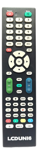 Control Remoto Universal Para Tv Lcd/led Y Smart Tv  Lcduni6
