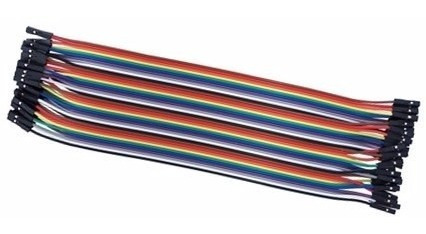 Imagen 3 de 4 de Pack 40 Cables Hembra Hembra 20cm Dupont Y Protoboar