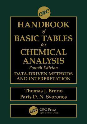 Libro Crc Handbook Of Basic Tables For Chemical Analysis ...