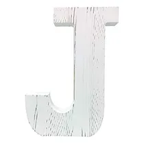 Comprar Extra Large Wood Decor Letters Wood Distresed White Wxp87
