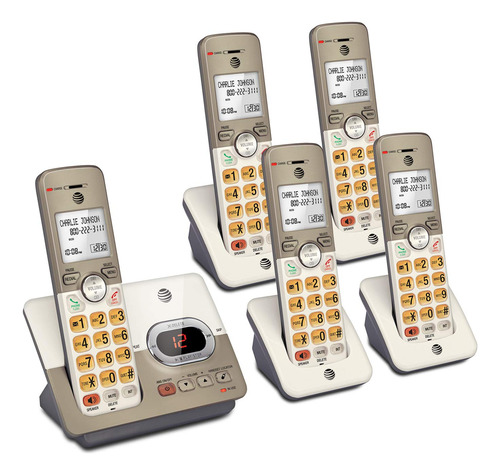 Teléfono Inalámbrico At&t El52513 Con Sistema De Contestador