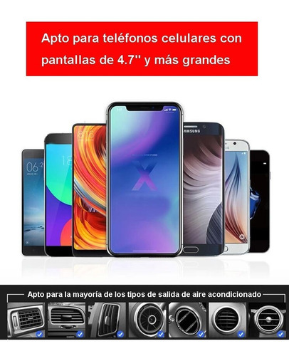 Imagen 8 de 9 de Soporte Base Sujetador Celular Auto Carro Porta Automovil