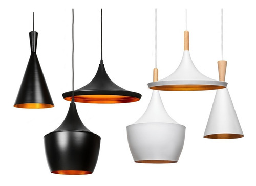 Pack X3 Colgantes Estilo Tom Dixon Minimal Apto Led Alic