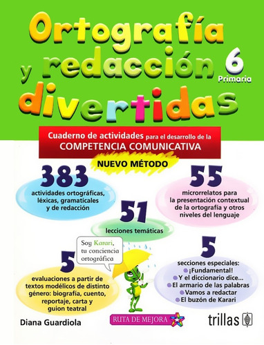 Ortografía Y Redacción Divertidas 6 Primaria Cuadern Trillas