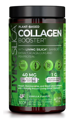 Living Silica Vegan Collagen Booster Powder | Suplemento Alt