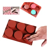 Comprar Molde De Silicon Redondo Jabones Velas  Oreo Covered 