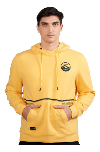 Buzo Hoodie Saucony Rested El Cruce Urbano Hombre