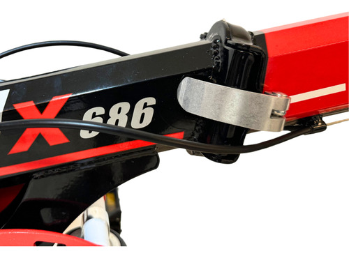 Bicicleta De Montaña Plegable Rodada 26 Color Rojo Con Negro Xiird Modelo W