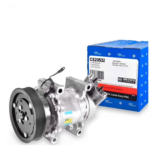 Compressor Ar Condicionado Renault Clio 1.0 Flex 2005 Acima