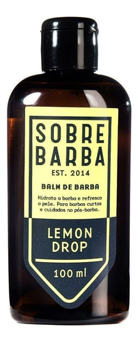 Óleo para barba Sobrebarba Balm de Barba Lemon Drop - Viagem - Sobrebarba fragrância lemon drop de 100mL 140g