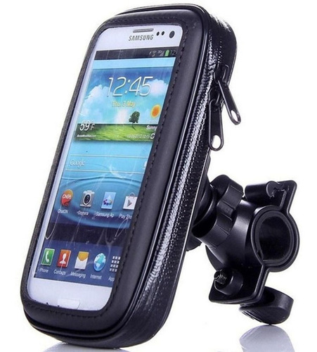 Estuche Soporte Holder Celular Gps Impermeable Moto Tactil