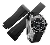 Comprar Correa Negra 21mm Compatible Rlx Submariner Y Otros Modelos