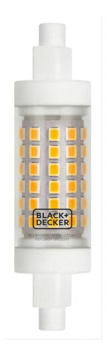 Lâmpada Led Palito R7s 6w 2700k Black+decker