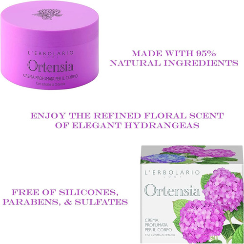 Lerbolario Hydrangea Crema Corporal Perfumada - Hidratante
