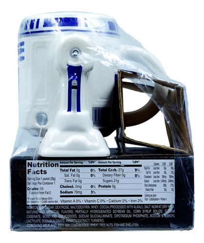 Star Wars Mug Chocolate Fudge Cocoa Mix R2 D2