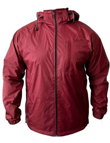 Chaqueta Corta Viento Hombre Impermeable Con Micropolar