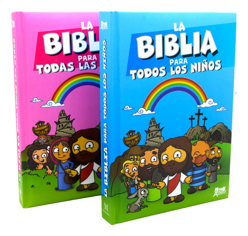 2 Biblias Para Niños - Historias Biblicas Infantil Paquete 2