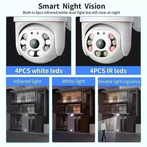 Cámara Ledstar Wifi Seguridad Inalambrica Full Hd Exterior