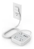 Comprar Enchufe Inteligente Marca Tessan\u002F3 Tomas\u002F3 Usb\u002Fblanco\u002F5 Ft.