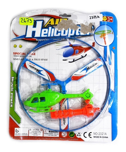 Helicoptero Con Lanzador Juguete Niños Excelente Oferta