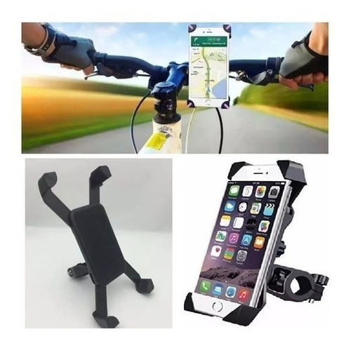 Imagen 2 de 3 de Soporte Celular Bicicleta Moto Porta Teléfono