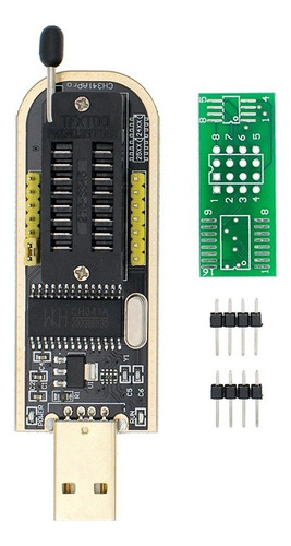 Gravador Eeprom Bios Ch341a + Pinça + Adaptador Soic8 + 1.8v