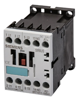 Contactor 3x12 Amperios  Bobina  24vdc Siemens 3rt1017-1bb41