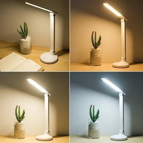 Lámpara De Mesa Con Botón Táctil, Luz De 3 Colores