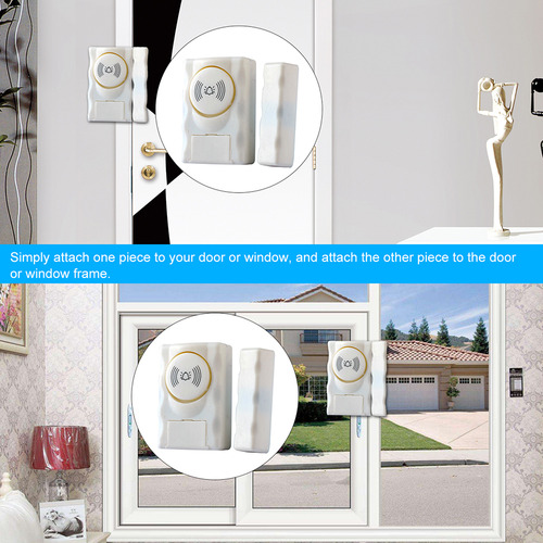 Sistema Inalámbrico De Alarma Para Puertas Y Ventanas De Seg