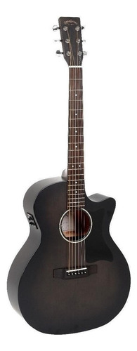 Guitarra Electroacústica Sigma St GMC-STE para diestros black burst brillante