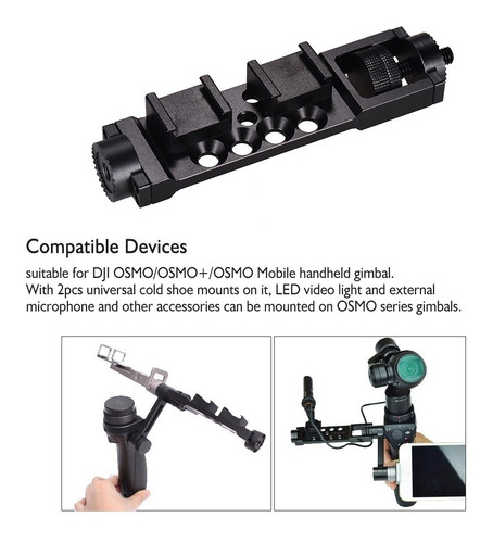 Video Kit Brazo Extensor + Cardan Movil Dji Osmo Ronin S