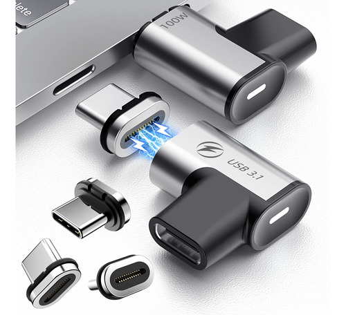 2 Adaptador Magnetico Usb 3 Punta Conector 24 Pines