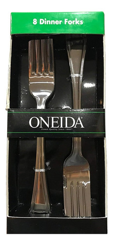 Oneida Tress Dinner Forks (12), 0.85 Lb, Metálico
