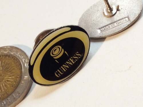 Pin Original Cerveza Guinness (mundial De Rugby 1999) X2.