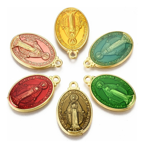 90 Medallas Chicas Virgen Milagrosa Surtido Disponible 90 Pz